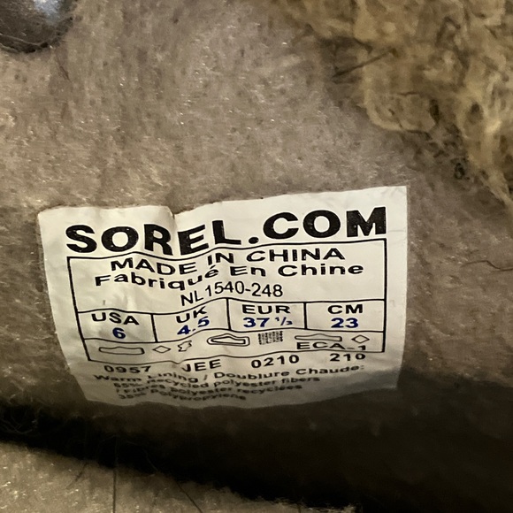 SOREL • Joan of Arctic Lace Up Waterproof Suede
Boots Fur Trim Rubber Duck Toe - Picture 5 of 11